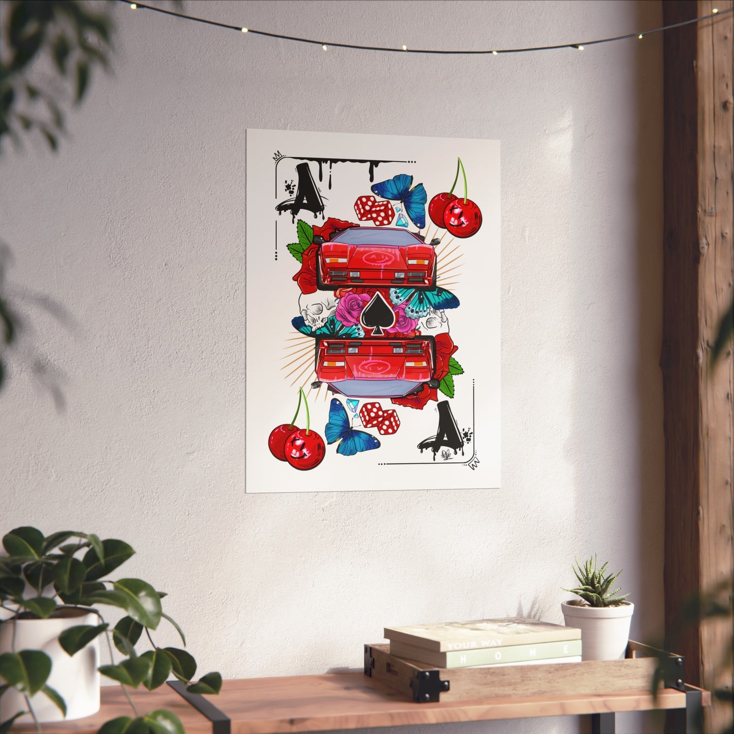 Ace Lamborghini Pop Print