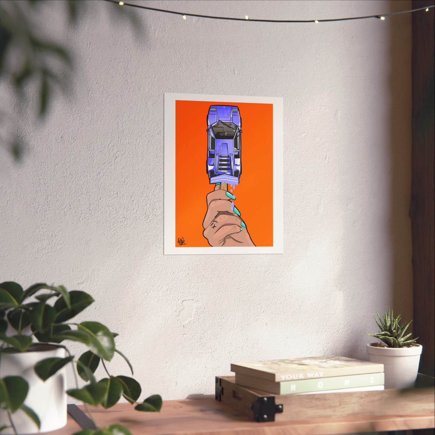 Lamborghini Lolly Pop Print