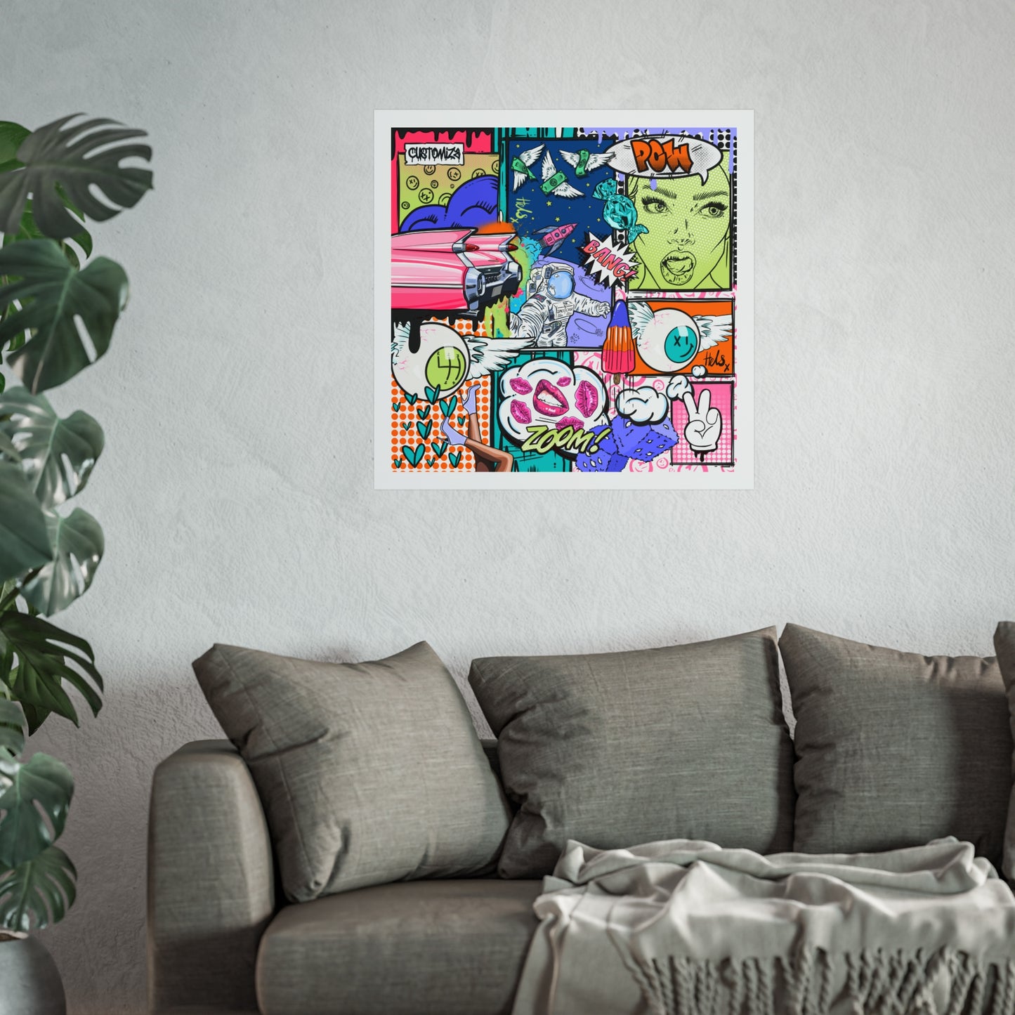 Comic Style Pop Print