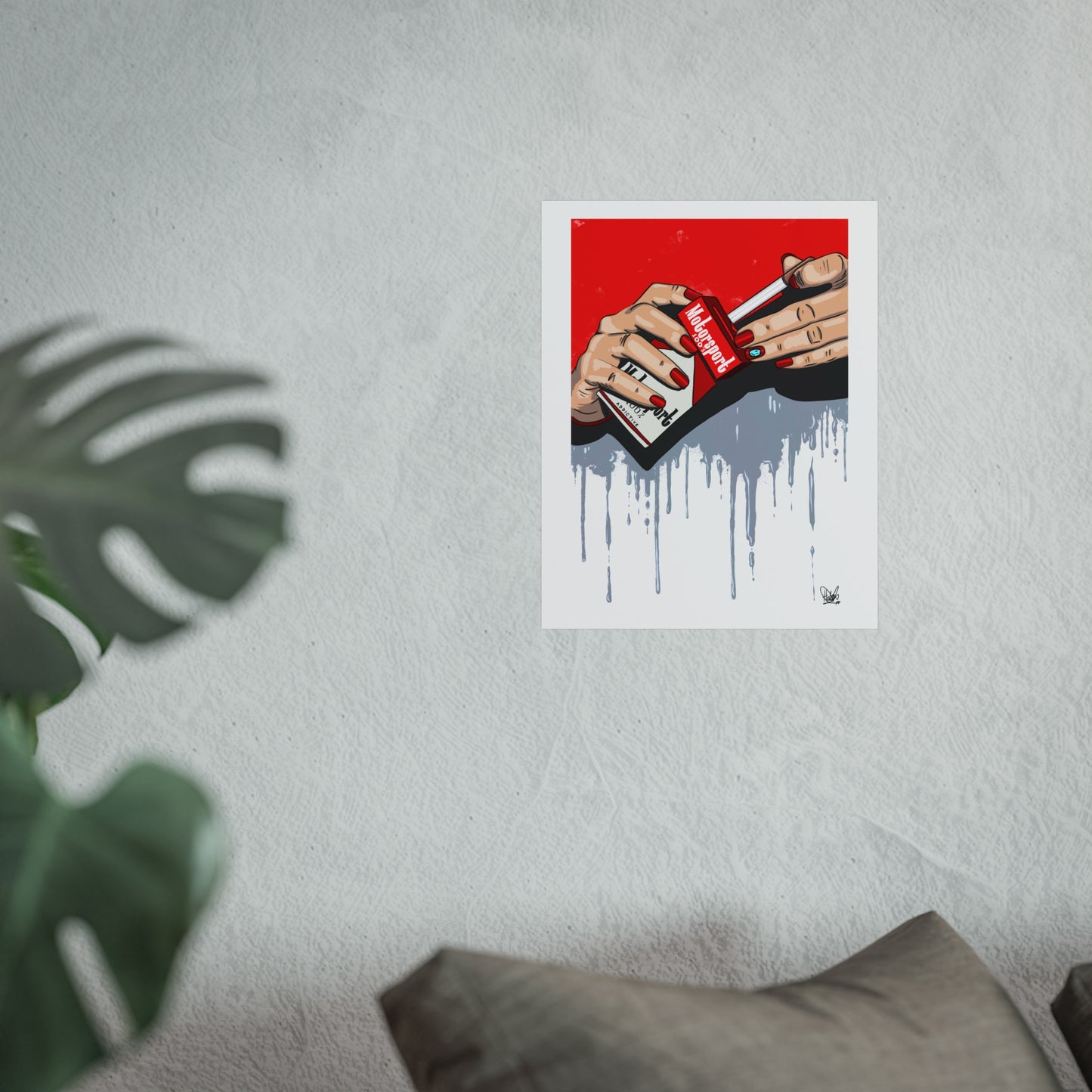 Motorsport Addict Pop Print