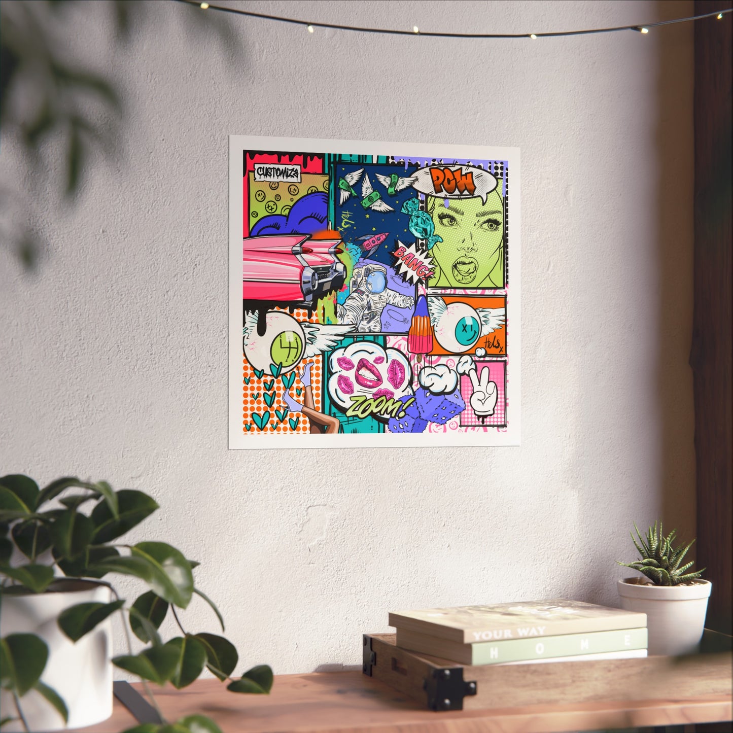 Comic Style Pop Print