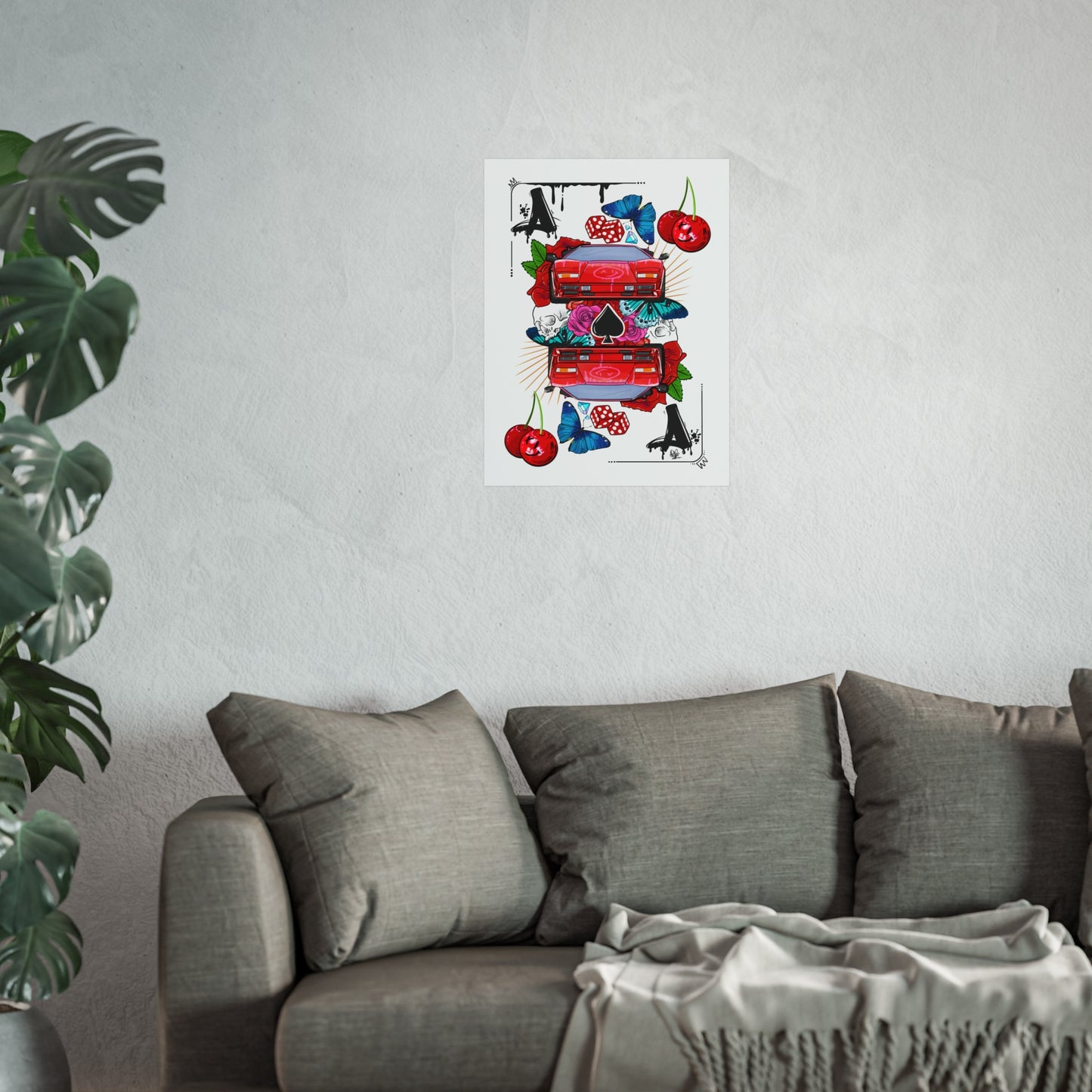 Ace Lamborghini Pop Print