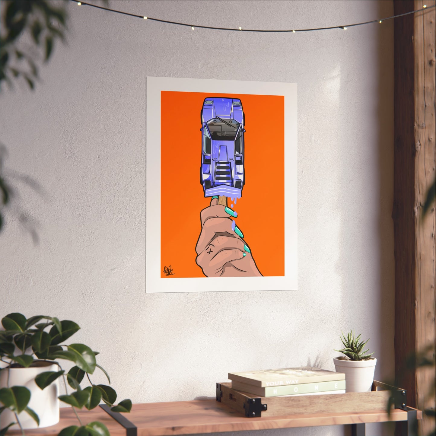 Lamborghini Lolly Pop Print