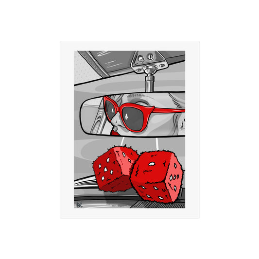 Rear View Pop Print