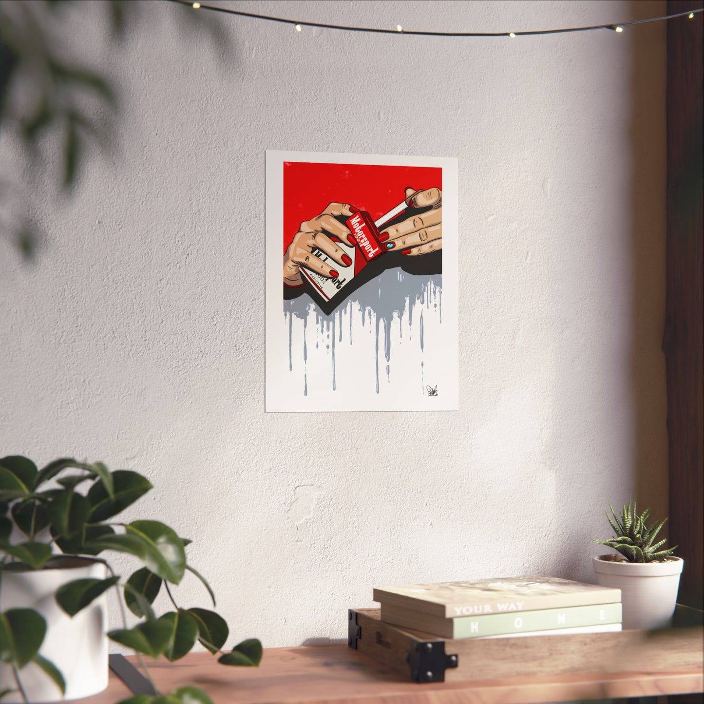 Motorsport Addict Pop Print